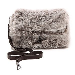 ELIZABETH AND JAMES Fur “Jack” Convertible Clutch